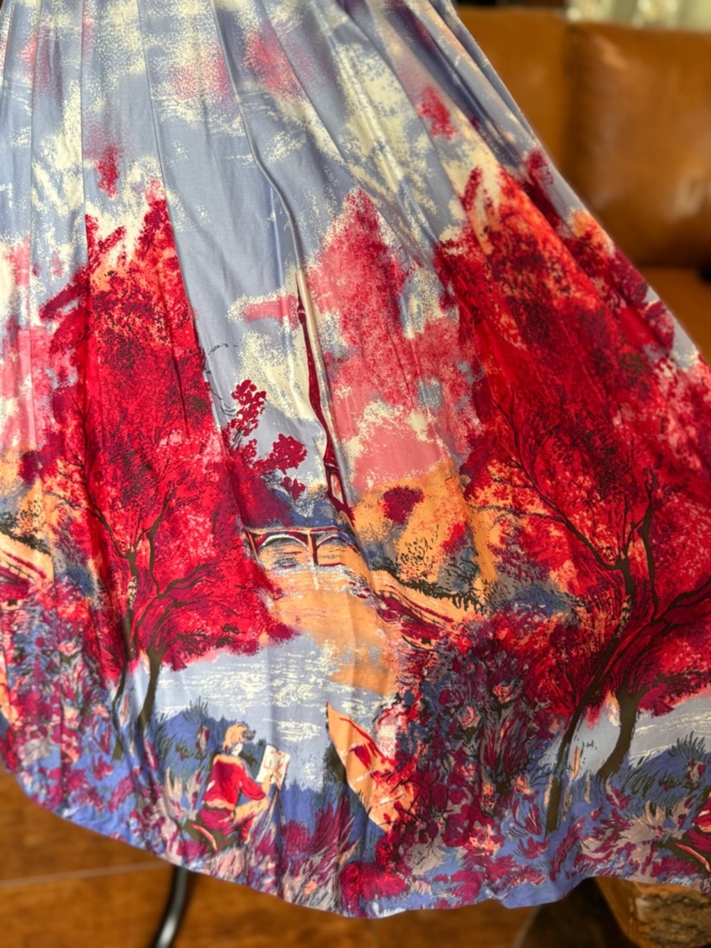 š Retrospecād Elizabeth in Gay Pari Retro Spring Summer Dress - Picture 7 of 13